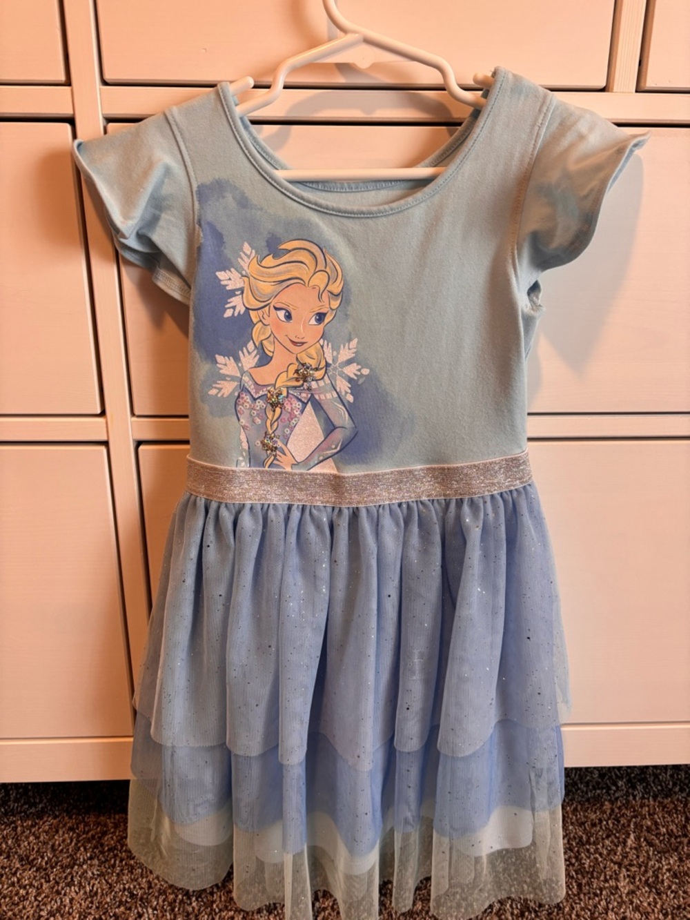 Disney Light Blue Elsa Graphic Tee
